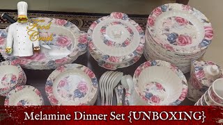 Melamine Dinner Set  UnBoxing  Price  Review [upl. by Pennington]