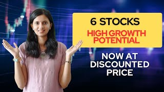 Best 6 stocks to Buy  High Growth Potential Stocks at Discounted Price  CA Akshatha Udupa [upl. by Garlinda]