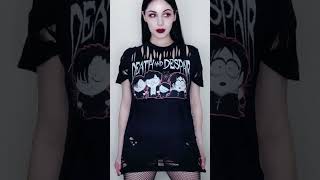 If You have scissors and a Tshirt you have goth clothing [upl. by Shere]