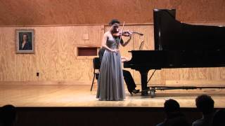 Glazunov Violin Concerto in A Minor Op 82  Francesca Bass [upl. by Aihsatan]