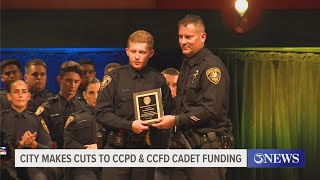 City makes cuts to CCPD amp CCFD cadet funding [upl. by Nohtanhoj934]