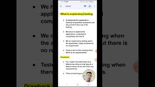 What is Exploratory Testing  1 min  Software Testing Shorts 79 [upl. by Ekralc]