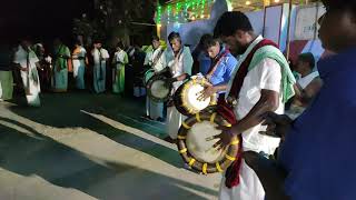 Indian Drummers at temple Palakkodu Tamilnadu Drums [upl. by Ellahcim]