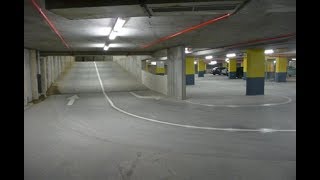 Indoor car parking with ramp  lighting design [upl. by Wilkey722]