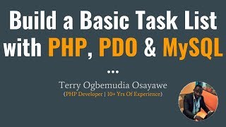 Creating a table with PDO PHP With PDO 5 of 30 [upl. by Jennings478]