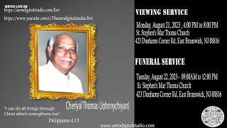 Funeral  Cheriyal Thomas Johnnychiyan  Live [upl. by Yrakcaz822]