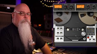 How to Create Slapback Tape Echo on Drums  UAD2 Ampex ATR102 [upl. by Johnna]