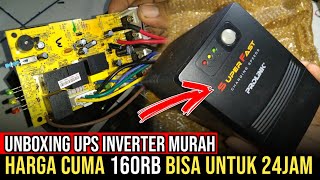 Unboxing UPS INVERTER Prolink PRO700SFC MURAH  Cuma 160rb an Bisa Backup 24jam tanpa Timer Ups ac [upl. by Allemac61]