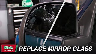 How To Replace Your Vehicles Side View Mirror Glass [upl. by Maida378]