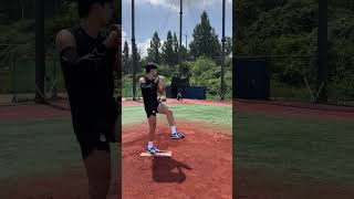 IMG Baseball 장재혁 선수두 달간 몸을 끌어올린 후 학교 합류 전 마운드 피칭까지 마무리했습니다 [upl. by Nniw]