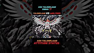 TALONFLAME VS MOLTRES  TALONFLAME ATTITUDE STATUS  shortfeed pokémon ytshorts [upl. by Kirsti848]