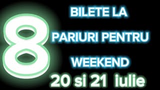 Bilete pariuri Superbet si Betano pentru Weekend  20 amp 21 iulie 2024 [upl. by Narhem]