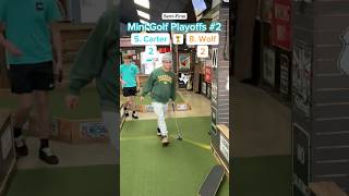 Hole 2 5 Carter vs 8 Wolf SemiFinals  Mini Golf Playoffs 2 minigolf [upl. by Cheslie]