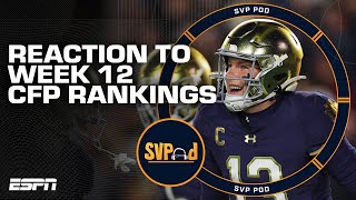 CFP Rankings Reaction  The Good amp the Bad in the NFL  SVPod [upl. by Ahsla966]