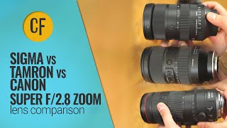 F28 Super zoom battle Sigma 28105mm vs Tamron 35150mm vs Canon 24105mm [upl. by Enedan]