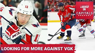 Lineup changes before the Caps take on VGK Tuesday night  Roy injury status  Thompson in vs VGK [upl. by Oiramel]