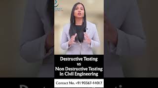 Destructive Testing vs NonDestructive Testing in Civil Engineering  What is the Difference [upl. by Eduardo]