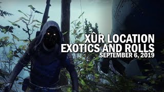 Xur Location Exotics amp Armor Rolls 6919  September 6 2019 Destiny 2 [upl. by Clarkin64]