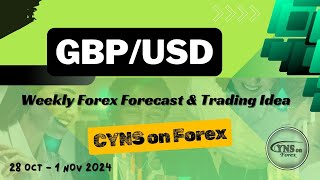 GBPUSD Weekly Forex Forecast amp Trading Idea for 28 Oct  1 Nov October 2024 by CYNS on Forex [upl. by Amathist]