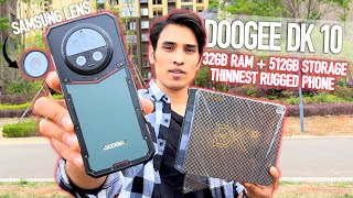 Doogee DK10 Thinnest Rugged Smartphone with 120W charging and Samsung Lens [upl. by Dnomrej775]