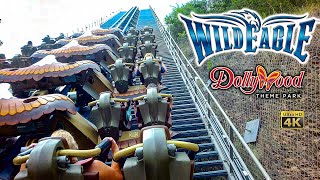 2023 Wild Eagle Roller Coaster On Ride Right Back Seat 4K POV Dollywood [upl. by Voltmer380]