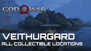 God Of War 100 Collectible Guide VEITHURGARD [upl. by Namara]