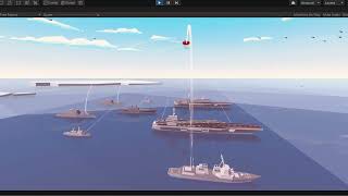 Aircraft Carrier Formation Test [upl. by Lauree]