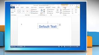 How to rotate a WordArt Object in Word 2013 [upl. by Ahsakat]