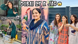 SAYING YES TO MY MOTHER FOR 24 HOURS 🥹  Dubai Jany Ki Farmaish Ker De 😱 [upl. by Vernice]