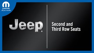 Second and ThirdRow Seats  How To  2024 Jeep Grand Cherokee L [upl. by Eyaf]