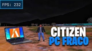 A MELHOR CITIZEN PC BOMBA MAIS FPS PARA FIVEM  ATUALIZADA 2024 150 FPS GTA RP [upl. by Dinah]