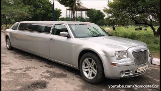 Indias rare Chrysler 300C Limousine 2009  Reallife review [upl. by Elahcar]