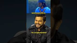 suresh raina 😡 talking about Mahendra Singh dhoni entry cricket  shorts cricket youtubeshorts [upl. by Anyzratak913]