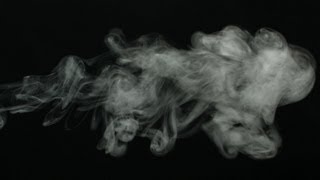 Free Slow Motion Footage Wispy Smoke Blowing [upl. by Dielu898]