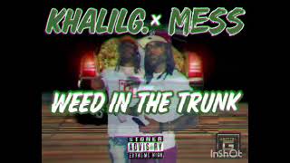 Mess x KhalilG Weed in the Trunk prodby KhalilG [upl. by Margit841]