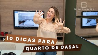 10 DICAS DE DECORAÇÃO PARA QUARTO DE CASAL [upl. by Mohsen16]