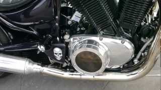 VS 1400 Intruder with motogadget motoscope  munit  mlock amp clutch cover  custom build [upl. by Ayidah461]