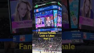 NHL LookaLikes Famous Females part 2 😂🤣😎shorts nhl hockey lookalikes stl [upl. by Lubin]