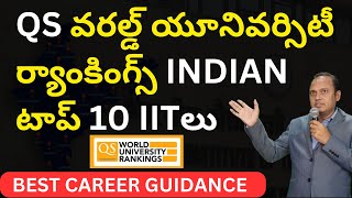 QS World University Rankings 2024 Top 10 IITs  QS Ranking Analysis [upl. by Eedyaj94]