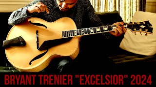 Romain Vuillemin tries the new Trenier Excelsior archtop guitar [upl. by Tommie796]