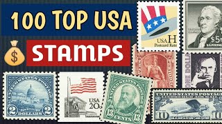 Most Expensive Stamps USA  100 Top Rare  American Stamps Worth Money [upl. by Gunther]