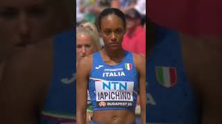 Larissa Iapichino Womens Long Jump Budapest 2023 worldathleticschampionships2023 womenslongjump [upl. by Michail]