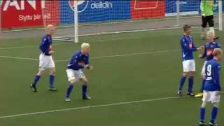 Best Goal Celebration ever  Fishing Iceland football league [upl. by Akiria]