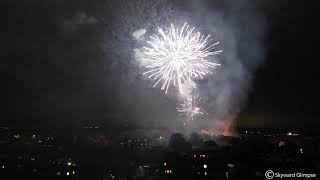 Alsager Firework Display By Drone [upl. by Adar]