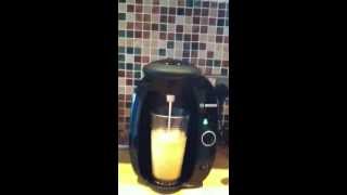 How to make a latte with Tassimo T20 Coffee Machine [upl. by Mercier]