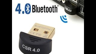 USB Bluetooth V40 адаптер на чипе CSR8510 A10 [upl. by Hteazile]