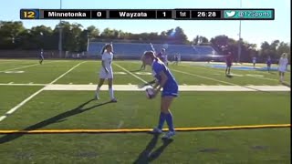 Wayzata vs Minnetonka Girls High School Soccer [upl. by Ilojne]