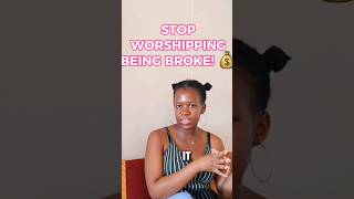 Stop Worshipping being Broke foryou money talkshow broken [upl. by Trilbie]