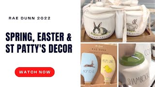 Rae Dunn finds and new releases for 2022 Spring Easter St Patricks day and Rae Dunn clearance [upl. by Sset563]