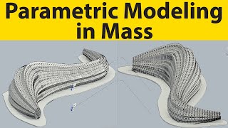 Revit tutorial Day 30 Parametric modeling in mass [upl. by Nedrah]